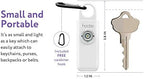 Hootie Personal Safety Alarm for Women, Men, & Kids - Keychain Alarm, Self Defense Strobe & Siren, Security Siren Keychain with 130dB Self Defense Siren & Strobe Light - Black