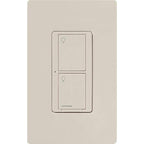 Lutron Caseta Original Smart Light Switch (Lutron Smart Hub Required), for Home, LED Lights, and Fans, 6 Amp, Single-Pole/3-Way, Neutral Required, PD-6ANS-LA, Almond