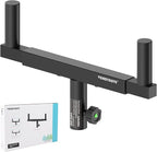 Vondynote Dual Speaker Mount Bar Mounting Fork Bracket Speaker Pole Width Adjustable, Single