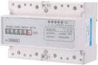 Energy Consumption Digital Electric Power Meter 3 Phase KWh Meter Smart Class 1 Power Measurement Device 220/380V 20-80A Rail Type Installation
