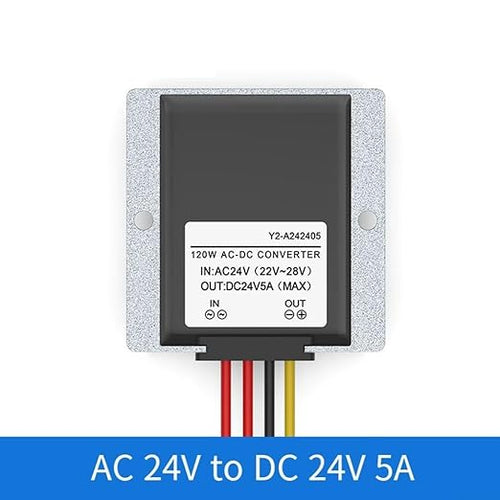 24V 5A voltage regulator converter for industrial level use, waterproof and efficient