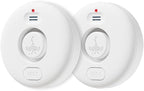 Water Leak Detectors for Home, 2Pcs WD71, 120dB Adjustable Water Leak Alarm for WiFi Gateway/Hub(Gateway Not Included), Wireless Water Sensor Alarms for Kitchen, Bathroom, Laundry and Basement