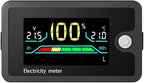 RSHuiOUXX DC8-100V Electricity Meter Digital LCD Display Car Battery Charging Levels Indicators Leads Acid Lithiums Voltmeter