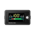 Elnwnnkc Voltmeter, 8-100V Electricity Monitors Digital Voltage Testers, Car Charging Levels Indicators Batteries Power Indicators Power Meter Display