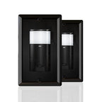 ECOELER Single Pole Occupancy Motion Sensor Switch, PIR Infrared Motion Activated Switch with Sensitivity & Delay Adjustable, Neutral Wire Required, for Kitchen, Garage, Stairwell, Black, 2 Pack