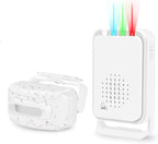 GREENCYCLE Outdoor Motion Sensors with Alarm, Driveway Alarms Wireless Outside Weatherproof, Motion Detection Chime IP64 Waterproof 900ft Long Range Loud Chime Protect Property Security Alert System