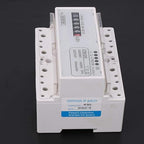 3 Phase Energy Meter Electric Power Meter, 220/380V 20-80A Kilowatt Hour KWH Meter Energy Consumption DIN Track Installation
