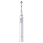 Oral-B iO Simple Clean Rechargeable Electric Powered Toothbrush, Pure White with 1 Gentle Care Brush Head and 1 White Travel Case - Automatic Pressure Sensor to Protect Gums - 3 Modes -2 Min Timer