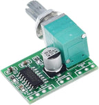 Gebildet Mini 3W+3W DC 5V Audio Amplifier Handy Digital Power Amp Module Board Dual-Channel PAM8403 Stereo Amplifiers with Potentiometer for DIY Portable