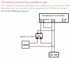 bayite DC 12V Fahrenheit Digital Temperature Controller 10A 1 Relay with NTC 10K Sensor