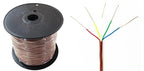 Eastwire 18/5 250ft Thermostat Wire- Brown - Solid Copper 18 Gauge, 5 Conductors - CL2 (ETL Listed) - Residential, Commercial and Industrial Rated (18/5, 250ft)