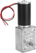 Reversible Gear Motor, 24V 8mm Shaft Gear Motor High Torsion Speed Reduce Electric Motor for Curtain Machine Advertising Equipment Window Opener Smart Device (250RPM)
