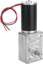 Reversible Gear Motor, 24V 8mm Shaft Gear Motor High Torsion Speed Reduce Electric Motor for Curtain Machine Advertising Equipment Window Opener Smart Device (250RPM)