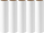 9 inch Lint Roller Refills Only Compatible with Spotty Supersize Extra Sticky Adhesive Lint Roller Refill Pet Cat & Dog Hair Remover for Clothes and Furniture, Pack of 5 Refills, 300 Sheets Total