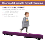 Adjustable&Foldable Gymnastics Balance Beam,6FT/8ft High-Low Level Floor Gymnastic Beam,No Tool Require, Gym Equipment for for Kids Children Girls Home Training