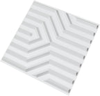 Art3d Decorative 3D Wall Panel, 32 Sq.FT PVC Interior Wall Decor for Living Room, Bedroom, Lobby, Office, Shopping Mall, White