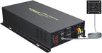 WZRELB 4000W 12VDC 120VAC Pure Sine Wave Power Inverter, 2 AC Outlets, Wired Remote Control, RV (RBP-400012WR)