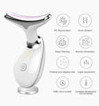 Face Neck Tool for Skin Care, Electric Neck Face Lifting Device for Wrinkle Removal (Black)