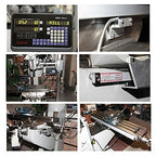 TOAUTO Digital Readout 2 Axis 3 Axis DRO Display Linear Scale 600mm 24" Precision 5um for Bridgeport/Knee Milling Lathe EDM Mill Machine