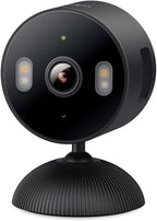 Tapo 1080p Indoor/Outdoor Security Camera - Free Person/Motion/Baby Cry Detection, Color Night Vision, IP65 Weatherproof, SD/Cloud Storage, Works w/Alexa & Google Home HybridCam, Black