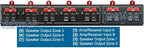 2 in 5 Out Multi-Zone Speaker Pair Switch - Speaker Distribution Controller