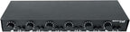 Rockville Z-SIX 300W 6-Zone Audio Zoner 8-Ohm, Multi-Room Control, Dual Source Inputs, Volume Control, for Home and Commercial Audio Systems
