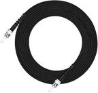 Jeirdus 150M ST to ST Outdoor Armored Simplex 9/125 SM Fiber Optic Cable Jumper Optical Patch Cord Singlemode 150Meters 492ft ST-ST