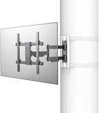 CondoMounts CLMTVA1064 Full-Motion Pillar Mount – Strap-on, No Drilling Required, Fits 37"- 80" TV, 110lbs Capacity