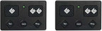 Ghost Controls Pro Dual Solar Automatic Gate Opener 30W Solar Panel and 2 Premium Wireless Keypads Bundle