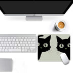 Cat Square Mouse pad, Texture, Waterproof, Anti Slip Rubber Base, Computer Mouse pad, Laptop Mouse pad