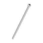 Kozelo 4pcs Socket Head Cap Screws - [M4-0.7 x 125mm] 304 Stainless Steel Allen Socket Drive for Electrical Motor 3D Printing Fan Engine Replacement Use, Silver