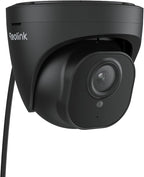 REOLINK 5MP PoE Camera for Home Security, Surveillance Outdoor Indoor, Support 512GB SD Card, Human/Vehicle/Pet Detection, Work with Smart Home, 100ft IR Night Vision, Time-Lapse, RLC-520A(Black)