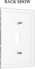 Bvtewkhz Floral Birds Morris 1 Gang Single Toggle Decorative Outlet Covers Light Switch Plate Electrical Receptacle Switchplate For Bathroom Kitchen Bedroom