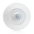 RAYZEEK Ceiling Mount 360 degree PIR Occupancy Motion Sensor,2200W,110-265V,8-12M High Sensitive HardWired Occupancy Sensor Detector, Commercial/Residential,Up to 1600 sq.ft(10A,Neutral Wire Required)