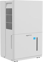 Amazon Basics Dehumidifier, 35-Pint, Energy Star Certified, for Basement, Bathroom and Other Rooms Up to 2500 SFT, with Timer, auto-defrost, Overflow Protection, White