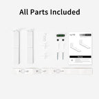 suptek Universal Soundbar Wall Mount Shelf – Wall Mount Bracket for Sony, Samsung, Vizio, LG, Sonos Sound Bars – Under TV Mounting, Space-Saving Design (SBR001GDLW)