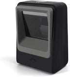 Handsfree 2D 1D Barcode Scanner,Alacrity QR Omnidirectional Desktop Bar Code Reader Scanner, Capture Barcodes from Mobile Phone Screen, Black