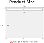 Kalami 16x20 Clear Acrylic Wall Mount Picture Frame Self Adhesive, No Drill Holes Floating Frameless Large Photo Frame for Paintings Portrait Landscape Poster or Other Artworks
