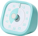 Visual Timer for Kids - 60 Minute Visual Kids Timer for Classroom Home Office, Countdown Timer for Cooking Teaching Working Meeting (Blue)