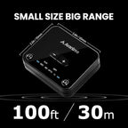 Avantree Audikast 3 – Bluetooth 5.3 Transmitter for TV Audio via Optical & AUX Outputs Only, aptX Adaptive, Dual Headphone Connection, 100ft Range – Not for HDMI–Only TVs