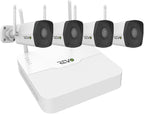 Revo Ultra Wireless 4-Channel Security System NVR with 1TB HDD, 4X 1080p (2MP) Indoor/Outdoor IR Wi-Fi Bullet Cameras, 105° Coverage, Remote Access via Smartphone, PC and MAC (No Monthly Fees)