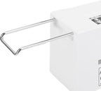 Brrnoo Mini Electric Paper Shredder, Portable Battery Powered A5 Document Shredder with Low Noise Design, for Home Office Use
