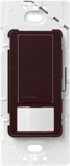 Lutron Maestro Motion Sensor Light Switch Indoor for Bathroom, Garage, Laundry Room, Closet, Occupancy Sensor Light Switch, Single-Pole, No Neutral, MS-OPS5M-BR