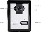 AMOCAM Video Door Phone System, 4.3 Inches Clear LCD Monitor Wired Video Intercom Doorbell Kits, IR Night Vision Outdoor Camera Door Intercom, Doorphone Telephone Style for Home Improvement