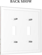 Bvtewkhz Floral Birds Morris 2 Gang Double Toggle Decorative Outlet Covers Light Switch Plate Electrical Receptacle Switchplate For Bathroom Kitchen Bedroom