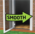 Touch 'n Hold Smooth Dual Door Closer System (Cranberry) – Heavy-Duty - Touch-Button Hold Open Feature & Smooth Closing Motion - Storm & Security Door (Medium/Heavy Weight). New Door/Replace Old Unit