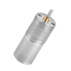 25mm DC 12V 25GA 370 Low Speed Metal Gear Motor for Electronic Locks Robots Electric Curtains Doors Mixers Monitoring Equipment Pet Feeders High