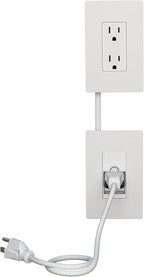Legrand - Wiremold In-Wall Outlet Relocation Kit, White In-Wall Power Outlet Relocation Kit, 6 Foot In Wall Outlet Extender for Kitchen Remodel and Outlet Relocation, IWPE-WH