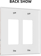 Bvtewkhz Floral Birds Morris 2 Gang Double Rocker Decorative Outlet Covers Light Switch Plate Electrical Receptacle Switchplate For Bathroom Kitchen Bedroom