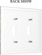 Bvtewkhz Tiger Vintage 2 Gang Double Toggle Decorative Outlet Covers Light Switch Plate Electrical Receptacle Switchplate For Bathroom Kitchen Bedroom